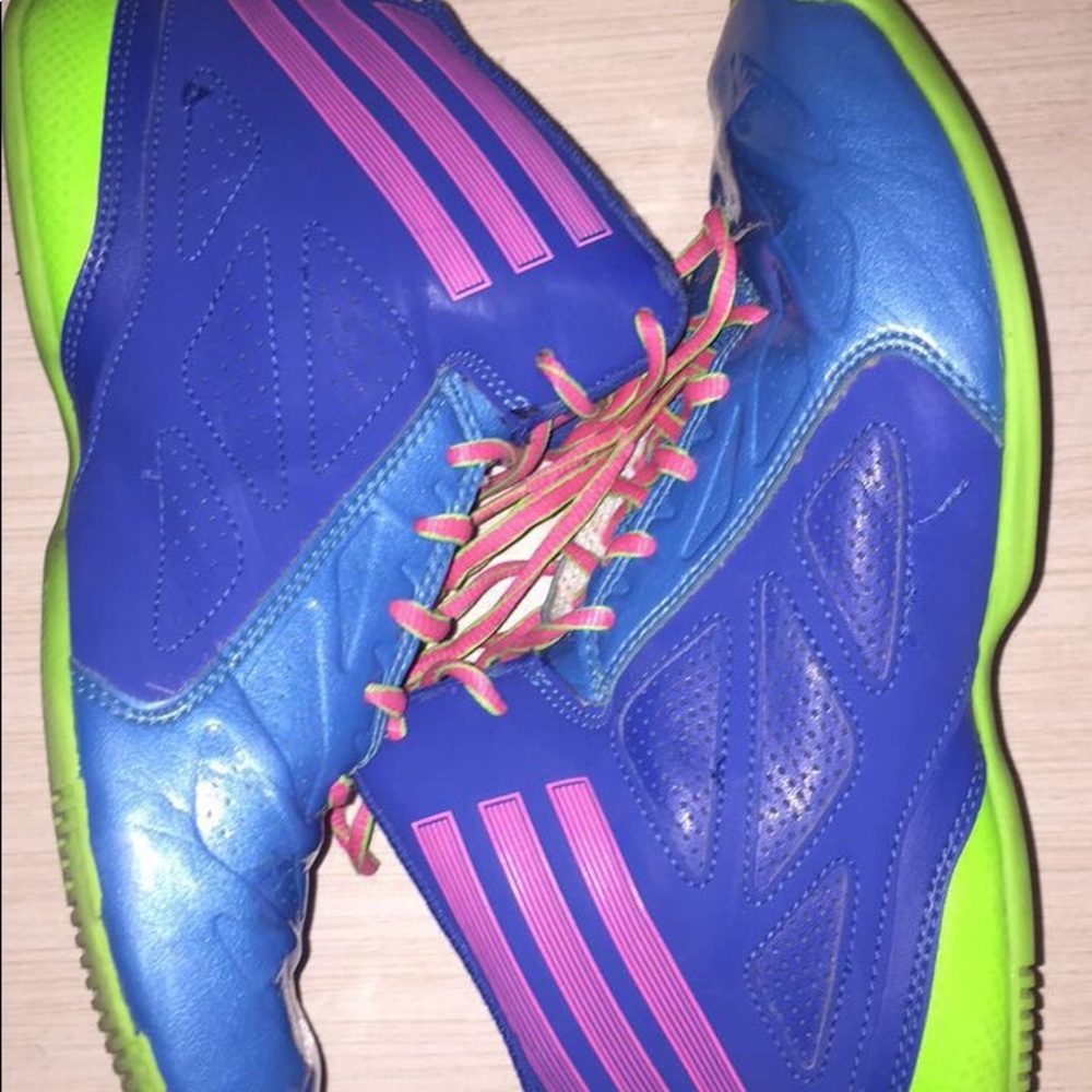 Colorful basketball shoes